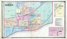 Morris City - Plan, Braceville, Diamond, Grundy County 1874